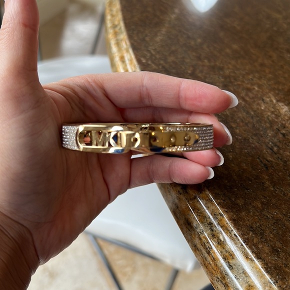 Michael Kors Gold Rhinestone Bracelet - Picture 2 of 7